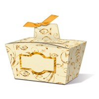 Geschenkbox "Joanna" gold Fisch - Motiv 01