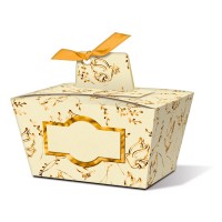 Geschenkbox "Joanna" gold Taube - Motiv 03