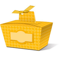 Geschenkbox "Joelle" gelb - Motiv 04