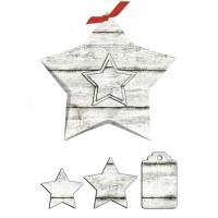 Geschenkbox "Stella" Holz Vintage