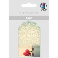 Geschenkeanhänger / Tags Motiv 03 - Holzblöcken LOVE