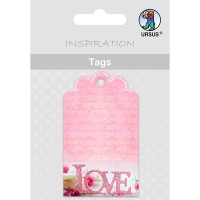 Geschenkeanhänger / Tags Motiv 06 - LOVE