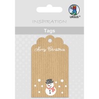 Geschenkeanhänger / Tags Motiv 13 - Schneemann