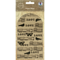 Geschenktaschen "Paper Bags" Vögel & Schmetterlinge