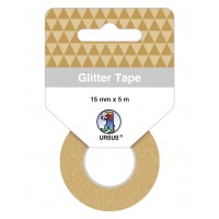 Glitter Tape champagner, selbstklebend