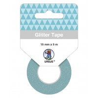 Glitter Tape himmelblau, selbstklebend