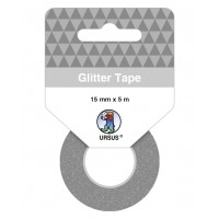 Glitter Tape platin, selbstklebend