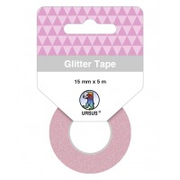 Glitter Tape rose, selbstklebend