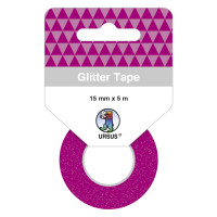 Glitter Tape rubinrot, selbstklebend
