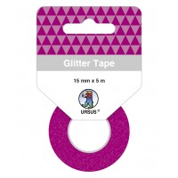 Glitter Tape rubinrot, selbstklebend