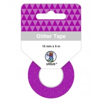 Glitter Tape violett, selbstklebend