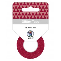 Glitter Tape weinrot, selbstklebend