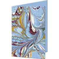 Grußkarten "Art" mit Kuverts 113 x 165 mm hellblau