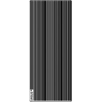Hologramm Sticker "Linien" silber
