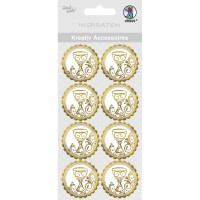 Kreativ Accessoires "Charity" gold Kelch - Motiv 299