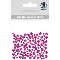 Kreativ Accessoires - Schmucksteine magenta