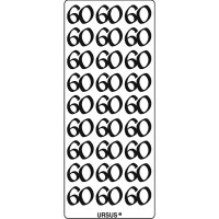 Kreativ Sticker "60" silber