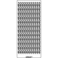 Kreativ Sticker "Bordüren Barock" silber
