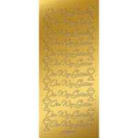 Kreativ Sticker "Der Weg Gottes" gold