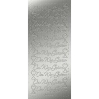 Kreativ Sticker "Der Weg Gottes" silber