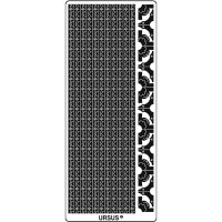 Kreativ Sticker "Ecken" silber