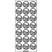 Kreativ Sticker "Handmade" gold