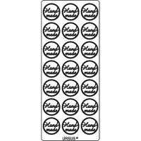 Kreativ Sticker "Handmade" silber