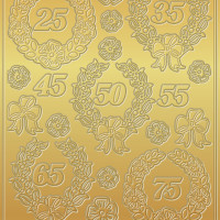 Kreativ Sticker "Jubiläum 2" gold