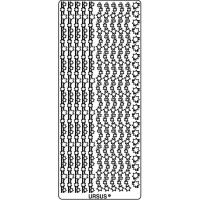 Kreativ Sticker "Sterne 2" silber