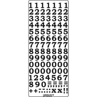Kreativ Sticker "Zahlen 2" silber