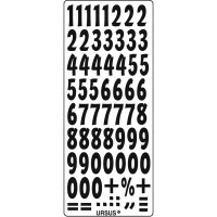 Kreativ Sticker "Zahlen" schwarz