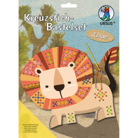 Kreuzstich-Bastelset Löwe