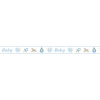 Masking Tape "Baby" blau, 1 Rolle