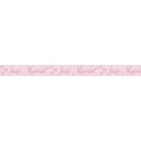 Masking Tape "Hochzeit Klassik" Just Married rose, 1 Rolle