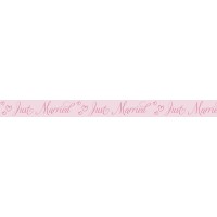 Masking Tape "Hochzeit Klassik" Just Married rose, 1 Rolle