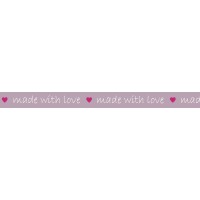 Masking Tape "Made with love", 1 Rolle