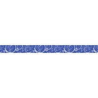 Masking Tape "Ornament" blau, 1 Rolle