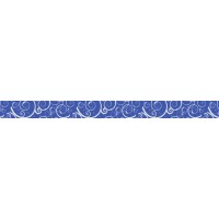 Masking Tape "Ornament" blau, 1 Rolle