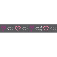 Masking Tape "Religion pink" grau-pink, silber - Motiv 19