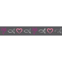 Masking Tape "Religion pink" grau-pink, silber - Motiv 19