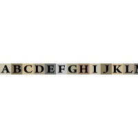 Masking Tape "Vintage" Alphabet, 1 Rolle