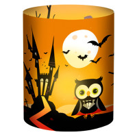 Mini-Tischlichter "Ambiente" Halloween hellgelb - Motiv 99