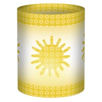 Mini-Tischlichter "Ambiente" Joy gelb - Motiv 50