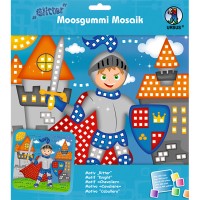 Moosgummi-Mosaik "Glitter" Ritter