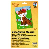 Moosgummi Mosaik "Katze"