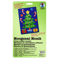 Moosgummi Mosaik "Weihnachtsbaum"