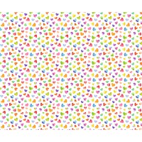 Motiv-Fotokarton 49,5 x 68 cm Bunte Herzen