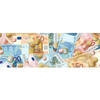 Motiv-Fotokarton 49,5 x 68 cm Geld