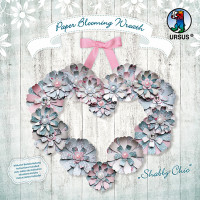 Paper Blooming Wreath "Shabby Chic"