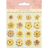 Paper Flower Brads Motiv 01